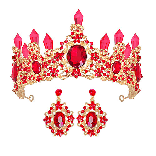 Crystal / Alloy Tiaras / Suits with Crystal / Rhinestone 2 Pieces Wedding / Special Occasion Headpiece
Crystal / Alloy Tiaras / Suits with Crystal / Rhinestone 2 Pieces Wedding / Special Occasion Headpiece
