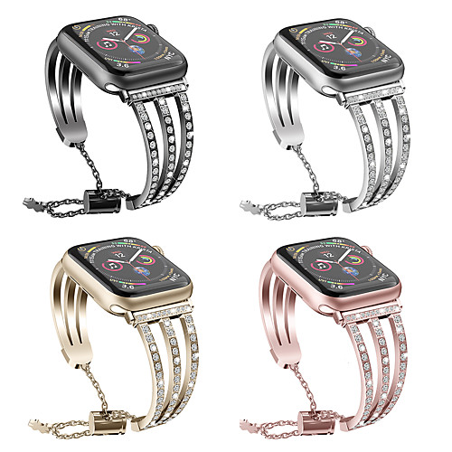 Smart Watch Band for Apple iWatch 1 pcs Jewelry Design Stainless Steel Replacement Wrist Strap for Apple Watch Series 6 / SE / 5/4 44mm Apple Watch Series 6 / SE / 5/4 40mm Apple Watch Series 3/2/1
Smart Watch Band for Apple iWatch 1 pcs Jewelry Design Stainless Steel Replacement Wrist Strap for Apple Watch Series 6 / SE / 5/4 44mm Apple Watch Series 6 / SE / 5/4 40mm Apple Watch Series 3/2/1