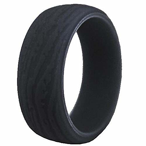 9mm retro vintage silicone rubber wedding band classical excersie band ring (grey, 14)
9mm retro vintage silicone rubber wedding band classical excersie band ring (grey, 14)