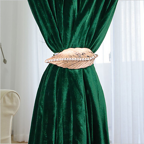 1 Piece Leaf Style Metal Spring Strap Curtain Buckle Decorative Draperies Holdback
1 Piece Leaf Style Metal Spring Strap Curtain Buckle Decorative Draperies Holdback