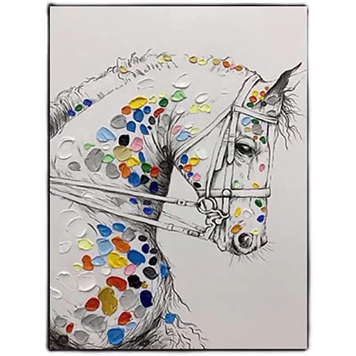 100% Hand-Painted Contemporary Art Oil Painting On Canvas Modern Paintings Home Interior Decor Abstract Horse Art Painting Large Canvas Art(Rolled Canvas without Frame)
100% Hand-Painted Contemporary Art Oil Painting On Canvas Modern Paintings Home Interior Decor Abstract Horse Art Painting Large Canvas Art(Rolled Canvas without Frame)