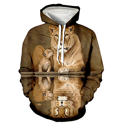 Men's Pullover Hoodie Sweatshirt Animal Patterned Graphic 3D Front Pocket Hooded Daily 3D Print 3D Print Casual Hoodies Sweatshirts Long Sleeve Khaki
Men's Pullover Hoodie Sweatshirt Animal Patterned Graphic 3D Front Pocket Hooded Daily 3D Print 3D Print Casual Hoodies Sweatshirts Long Sleeve Khaki