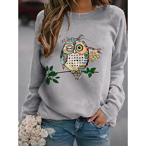 Women's Hoodie Sweatshirt Graphic Owl Daily Basic Casual Hoodies Sweatshirts Blushing Pink White Light gray
Women's Hoodie Sweatshirt Graphic Owl Daily Basic Casual Hoodies Sweatshirts Blushing Pink White Light gray