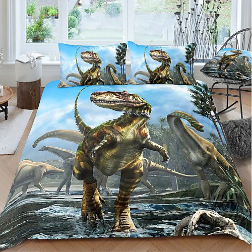Animal Series Dinosaur Print 3-Piece Duvet Cover Set Hotel Bedding Sets Comforter Cover with Soft Lightweight Microfiber For Holiday Decoration(Include 1 Duvet Cover and 1or 2 Pillowcases)
Animal Series Dinosaur Print 3-Piece Duvet Cover Set Hotel Bedding Sets Comforter Cover with Soft Lightweight Microfiber For Holiday Decoration(Include 1 Duvet Cover and 1or 2 Pillowcases)
