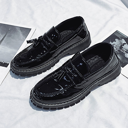 Men's Loafers & Slip-Ons Casual Daily Walking Shoes PU Breathable Non-slipping Wear Proof Black Fall
Men's Loafers & Slip-Ons Casual Daily Walking Shoes PU Breathable Non-slipping Wear Proof Black Fall