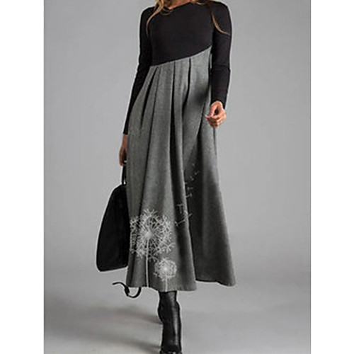Women's Swing Dress Midi Dress Blue Gray Khaki Long Sleeve Print Color Block Tie Dye Ruched Patchwork Print Spring Summer V Neck Work Casual Going out Loose 2021 S M L XL XXL 3XL 4XL / Plus Size
Women's Swing Dress Midi Dress Blue Gray Khaki Long Sleeve Print Color Block Tie Dye Ruched Patchwork Print Spring Summer V Neck Work Casual Going out Loose 2021 S M L XL XXL 3XL 4XL / Plus Size