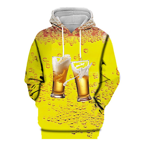 Women's Pullover Hoodie Sweatshirt Graphic Beer Print Daily Going out Other Prints Active Hoodies Sweatshirts Yellow
Women's Pullover Hoodie Sweatshirt Graphic Beer Print Daily Going out Other Prints Active Hoodies Sweatshirts Yellow