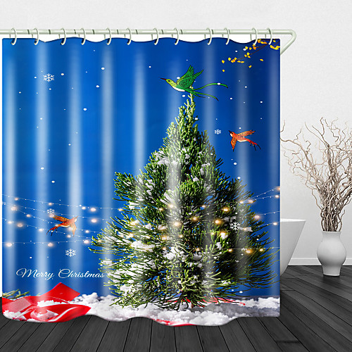 Blue Sky Christmas Print Waterproof Fabric Shower Curtain For Bathroom Home Decor Covered Bathtub Curtains Liner Includes With Hooks
Blue Sky Christmas Print Waterproof Fabric Shower Curtain For Bathroom Home Decor Covered Bathtub Curtains Liner Includes With Hooks