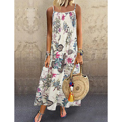 Women's Strap Dress Maxi long Dress Blue Yellow Blushing Pink Green Navy Blue Sleeveless Floral Patchwork Print Summer Square Neck Casual Holiday 2021 M L XL XXL 3XL 4XL 5XL
Women's Strap Dress Maxi long Dress Blue Yellow Blushing Pink Green Navy Blue Sleeveless Floral Patchwork Print Summer Square Neck Casual Holiday 2021 M L XL XXL 3XL 4XL 5XL