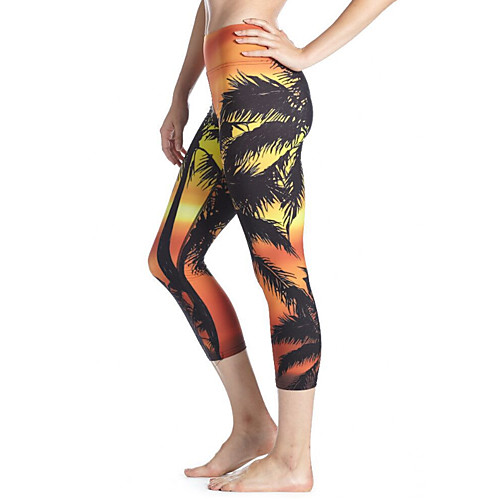 Women's Basic Chino Breathable Comfort Daily Gym Leggings Pants Plants Tropical Calf-Length Patchwork Print Orange
Women's Basic Chino Breathable Comfort Daily Gym Leggings Pants Plants Tropical Calf-Length Patchwork Print Orange