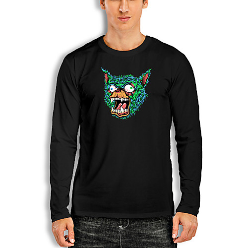 Men's T shirt Other Prints Graphic Print Long Sleeve Daily Tops Cotton Basic White Black Red
Men's T shirt Other Prints Graphic Print Long Sleeve Daily Tops Cotton Basic White Black Red