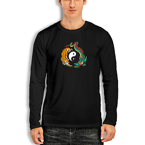 Men's Unisex T shirt Shirt Other Prints Graphic Animal Plus Size Print Long Sleeve Daily Tops Cotton Basic Round Neck White Red Black / Summer
Men's Unisex T shirt Shirt Other Prints Graphic Animal Plus Size Print Long Sleeve Daily Tops Cotton Basic Round Neck White Red Black / Summer