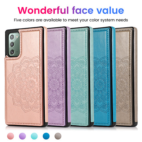 Phone Case For Samsung Galaxy Back Cover Leather S20 Plus S20 Ultra S20 S20 FE 5G S9 S9 Plus S8 Plus S8 S7 edge S7 Shockproof Flower / Floral Solid Color PU Leather
Phone Case For Samsung Galaxy Back Cover Leather S20 Plus S20 Ultra S20 S20 FE 5G S9 S9 Plus S8 Plus S8 S7 edge S7 Shockproof Flower / Floral Solid Color PU Leather