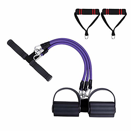 8pcs exercise resistance bands set portable pedal puller sit-ups fitness equipment, tummy trainer stretch workout band set with foam handles sit-ups bar for home,gym,yoga,pilates,strength training
8pcs exercise resistance bands set portable pedal puller sit-ups fitness equipment, tummy trainer stretch workout band set with foam handles sit-ups bar for home,gym,yoga,pilates,strength training