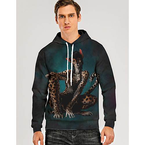 Men's Pullover Hoodie Sweatshirt Animal Patterned Graphic 3D Front Pocket Hooded Daily 3D Print 3D Print Casual Hoodies Sweatshirts Long Sleeve Green
Men's Pullover Hoodie Sweatshirt Animal Patterned Graphic 3D Front Pocket Hooded Daily 3D Print 3D Print Casual Hoodies Sweatshirts Long Sleeve Green