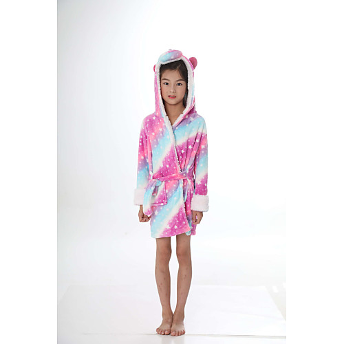 Kid's Kigurumi Pajamas Bathrobe Oodie Unicorn Flying Horse Onesie Pajamas Flannelette Rainbow Cosplay For Boys and Girls Animal Sleepwear Cartoon Festival / Holiday Costumes
Kid's Kigurumi Pajamas Bathrobe Oodie Unicorn Flying Horse Onesie Pajamas Flannelette Rainbow Cosplay For Boys and Girls Animal Sleepwear Cartoon Festival / Holiday Costumes
