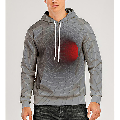 Men's Pullover Hoodie Sweatshirt Graphic Optical Illusion 3D Print Hooded Daily 3D Print 3D Print Casual Hoodies Sweatshirts Long Sleeve Gray
Men's Pullover Hoodie Sweatshirt Graphic Optical Illusion 3D Print Hooded Daily 3D Print 3D Print Casual Hoodies Sweatshirts Long Sleeve Gray