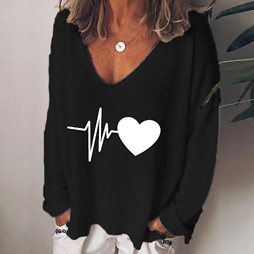 Women's Stylish Geometric Women's Hoodies Long Sleeve Sweater Cardigans V Neck Fall White Black Blue
Women's Stylish Geometric Women's Hoodies Long Sleeve Sweater Cardigans V Neck Fall White Black Blue