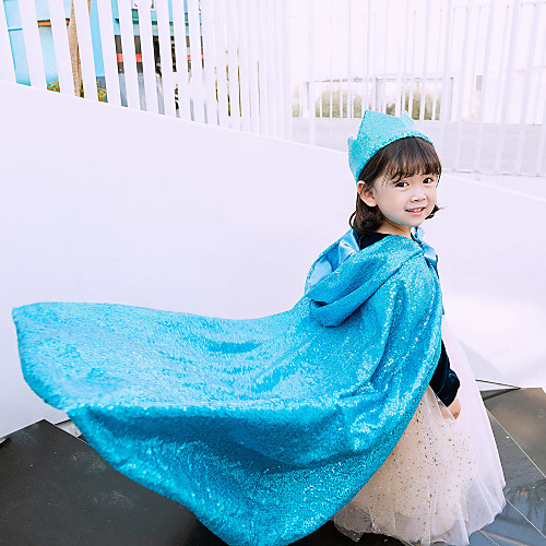 Princess Party Costume Girls' Movie Cosplay Cosplay Costume Party Golden Blue Shawl Headwear Christmas Children's Day New Year Polyester
Princess Party Costume Girls' Movie Cosplay Cosplay Costume Party Golden Blue Shawl Headwear Christmas Children's Day New Year Polyester