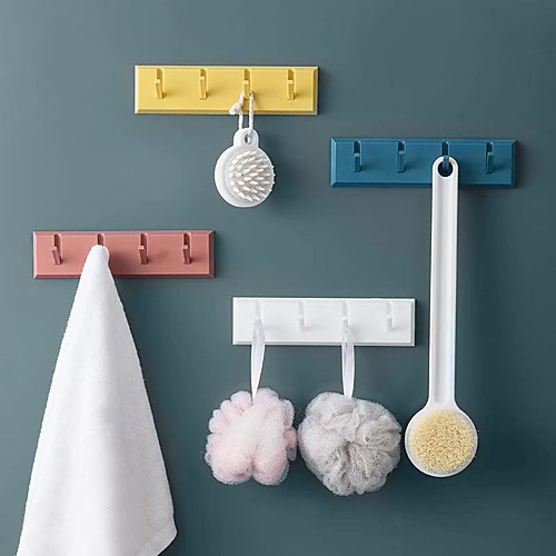 Hooks Washable / Multifunction / Reusable Modern Contemporary ABS 4pcs - tools Bath Organization
Hooks Washable / Multifunction / Reusable Modern Contemporary ABS 4pcs - tools Bath Organization
