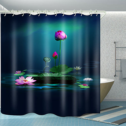 Pink Lotus Green Leaves Digital Printing Shower Curtain Shower Curtains Hooks Modern Polyester New Design 72 Inch
Pink Lotus Green Leaves Digital Printing Shower Curtain Shower Curtains Hooks Modern Polyester New Design 72 Inch
