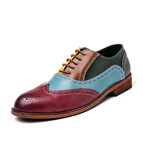 Men's Oxfords Casual Daily Walking Shoes Synthetics Shock Absorbing Wear Proof Burgundy Color Block Fall Spring
Men's Oxfords Casual Daily Walking Shoes Synthetics Shock Absorbing Wear Proof Burgundy Color Block Fall Spring