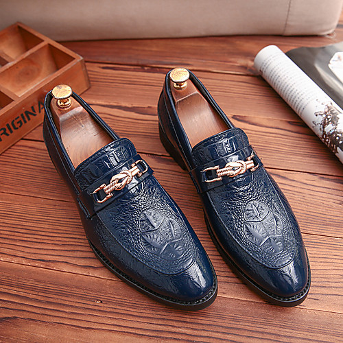 Men's Loafers & Slip-Ons Business Daily Walking Shoes PU Wear Proof Black Blue Fall Spring
Men's Loafers & Slip-Ons Business Daily Walking Shoes PU Wear Proof Black Blue Fall Spring