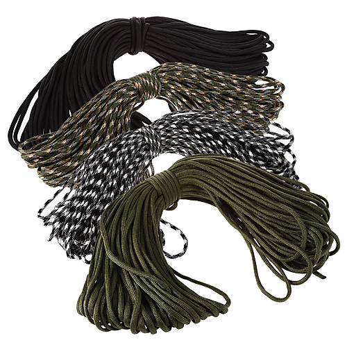 Rope Multitools Ropes Rope Polyester Hunting Fishing Hiking Camping / Hiking / Caving Trekking Black Army Green Camouflage Black / White 1 pcs
Rope Multitools Ropes Rope Polyester Hunting Fishing Hiking Camping / Hiking / Caving Trekking Black Army Green Camouflage Black / White 1 pcs