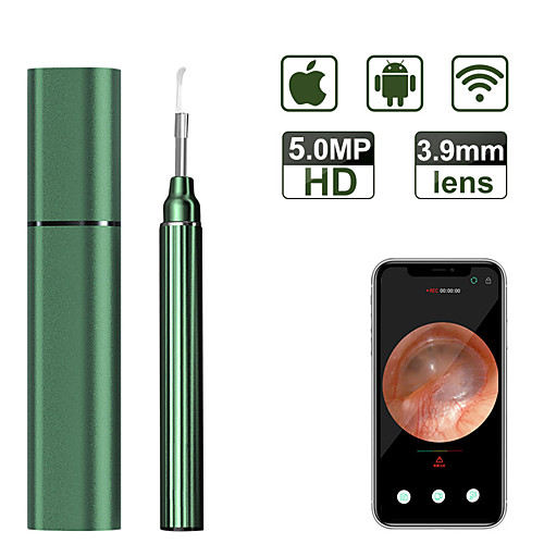 iOS Ear Camera 5.0MP 3.9mm FHD WiFi Ear Scope Wireless iPhone Ear Scope Camera with 6-Axis Gyroscope For Android iOS Smartphone
iOS Ear Camera 5.0MP 3.9mm FHD WiFi Ear Scope Wireless iPhone Ear Scope Camera with 6-Axis Gyroscope For Android iOS Smartphone