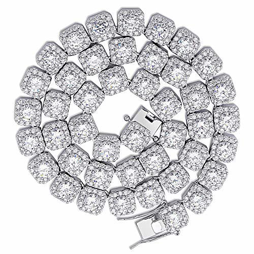 quare halo necklace with round cut cubic zirconia jumbo lab simulated diamond iced out chain
quare halo necklace with round cut cubic zirconia jumbo lab simulated diamond iced out chain