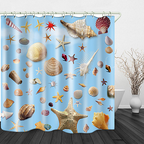 Beautiful Conch Print Waterproof Fabric Shower Curtain for Bathroom Home Decor Covered Bathtub Curtains Liner Includes with Hooks 72 Inch
Beautiful Conch Print Waterproof Fabric Shower Curtain for Bathroom Home Decor Covered Bathtub Curtains Liner Includes with Hooks 72 Inch