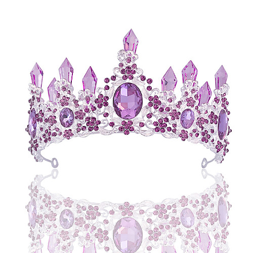 Crystal / Alloy Tiaras with Crystal / Rhinestone 1 Piece Wedding / Special Occasion Headpiece
Crystal / Alloy Tiaras with Crystal / Rhinestone 1 Piece Wedding / Special Occasion Headpiece