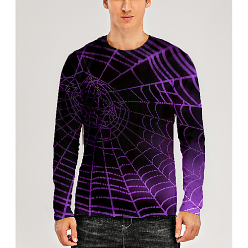 Men's T shirt 3D Print Graphic 3D Animal Print Long Sleeve Daily Tops Casual Purple
Men's T shirt 3D Print Graphic 3D Animal Print Long Sleeve Daily Tops Casual Purple