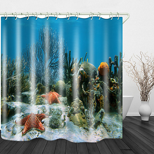 Sea Creatures Print Waterproof Fabric Shower Curtain For Bathroom Home Decor Covered Bathtub Curtains Liner Includes With Hooks 72 Inch
Sea Creatures Print Waterproof Fabric Shower Curtain For Bathroom Home Decor Covered Bathtub Curtains Liner Includes With Hooks 72 Inch