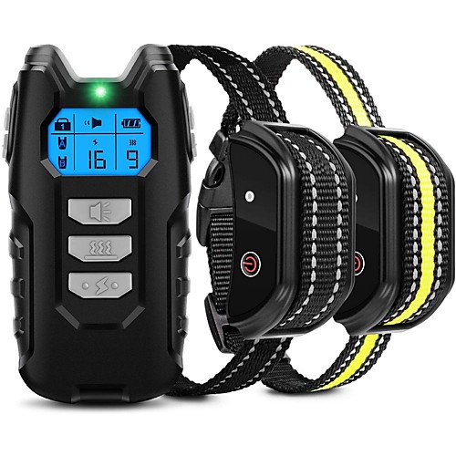 Dog Training Anti Bark Device Shock Collar For Dogs With Remote Remote Controlled Adjustable Electronic 2 Receiver Rechargeable Dog Shock Collar 3 Modes Beep Vibration Dog Pets Waterproof Rechargable
Dog Training Anti Bark Device Shock Collar For Dogs With Remote Remote Controlled Adjustable Electronic 2 Receiver Rechargeable Dog Shock Collar 3 Modes Beep Vibration Dog Pets Waterproof Rechargable