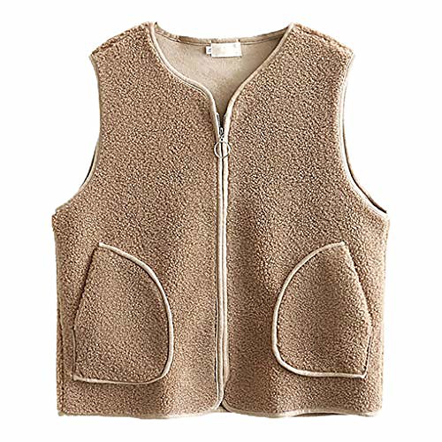 Women's Coat Solid Color Vests Formal Style Fall Jacket Sweetheart Neckline Regular Street Sleeveless 416 PE150 Velvet Zipper Vest / Army Green / Spring / Holiday
Women's Coat Solid Color Vests Formal Style Fall Jacket Sweetheart Neckline Regular Street Sleeveless 416 PE150 Velvet Zipper Vest / Army Green / Spring / Holiday