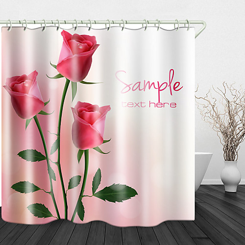 Romantic Rose Print Waterproof Fabric Shower Curtain For Bathroom Home Decor Covered Bathtub Curtains Liner Includes With Hooks 72 Inch
Romantic Rose Print Waterproof Fabric Shower Curtain For Bathroom Home Decor Covered Bathtub Curtains Liner Includes With Hooks 72 Inch