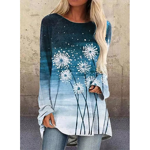 Women's T Shirt Dress Tee Dress Short Mini Dress Wine Khaki Light Blue Long Sleeve Print Tie Dye Patchwork Print Fall Spring Round Neck Casual 2021 S M L XL XXL 3XL 4XL 5XL / Plus Size / Plus Size
Women's T Shirt Dress Tee Dress Short Mini Dress Wine Khaki Light Blue Long Sleeve Print Tie Dye Patchwork Print Fall Spring Round Neck Casual 2021 S M L XL XXL 3XL 4XL 5XL / Plus Size / Plus Size