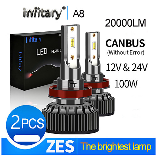 Infitary 20000lm Super Bright Canbus Error Free for 12V 24V H4 LED H13 9004 9007 LED Car Headlight Truck Bulb Fog Lights Lamp
Infitary 20000lm Super Bright Canbus Error Free for 12V 24V H4 LED H13 9004 9007 LED Car Headlight Truck Bulb Fog Lights Lamp