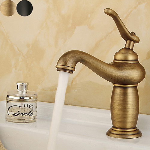 Bathroom Sink Faucet - Single Antique Copper / Electroplated Centerset Single Handle One HoleBath Taps
Bathroom Sink Faucet - Single Antique Copper / Electroplated Centerset Single Handle One HoleBath Taps