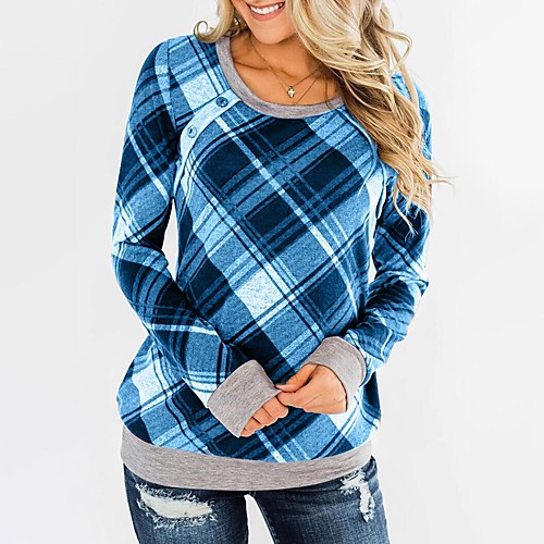 Women's Vintage Style Check Pattern Button Geometric Women's Hoodies Long Sleeve Sweater Cardigans Crew Neck Fall Spring Blue Red Yellow
Women's Vintage Style Check Pattern Button Geometric Women's Hoodies Long Sleeve Sweater Cardigans Crew Neck Fall Spring Blue Red Yellow