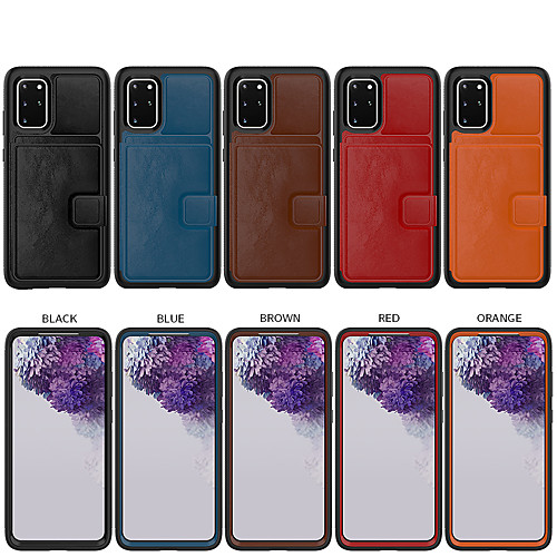 Leather Case For Samsung Galaxy S20 Plus S20 Ultra S20 S10 Shockproof Back Cover Solid Colored PU Leather / TPU / PC
Leather Case For Samsung Galaxy S20 Plus S20 Ultra S20 S10 Shockproof Back Cover Solid Colored PU Leather / TPU / PC