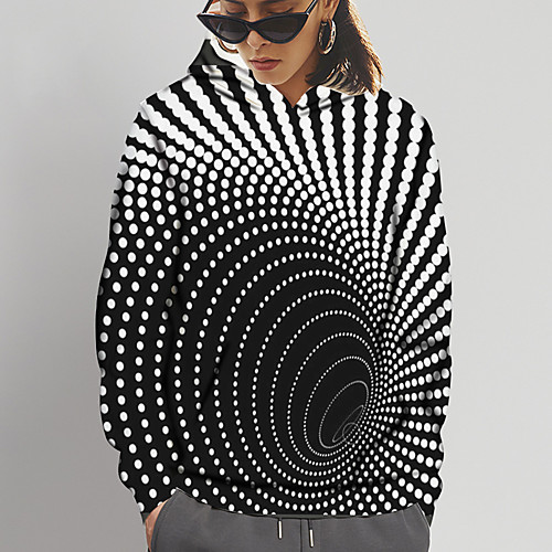 Women's Pullover Hoodie Sweatshirt Graphic 3D Print Daily Going out 3D Print Basic Hoodies Sweatshirts Black
Women's Pullover Hoodie Sweatshirt Graphic 3D Print Daily Going out 3D Print Basic Hoodies Sweatshirts Black