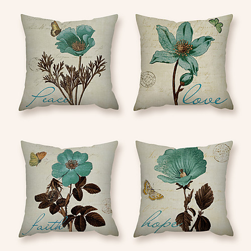 Cushion Cover 4PC Faux Linen Soft Decorative Square Throw Pillow Cover Cushion Case Pillowcase for Sofa Bedroom Superior Quality Machine Washable
Cushion Cover 4PC Faux Linen Soft Decorative Square Throw Pillow Cover Cushion Case Pillowcase for Sofa Bedroom Superior Quality Machine Washable