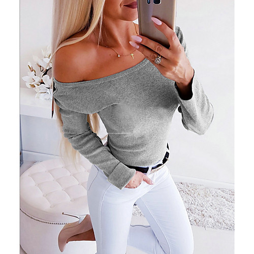 Women's Stylish Knitted Solid Color Women's Hoodies Long Sleeve Sweater Cardigans Crew Neck Fall Winter White Gray
Women's Stylish Knitted Solid Color Women's Hoodies Long Sleeve Sweater Cardigans Crew Neck Fall Winter White Gray