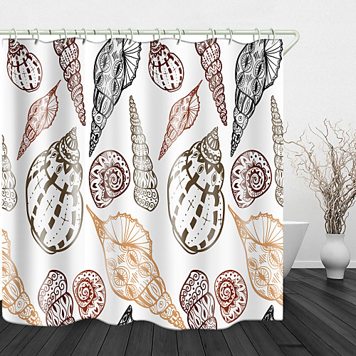 Conch On White Print Waterproof Fabric Shower Curtain For Bathroom Home Decor Covered Bathtub Curtains Liner Includes With Hooks 72 Inch
Conch On White Print Waterproof Fabric Shower Curtain For Bathroom Home Decor Covered Bathtub Curtains Liner Includes With Hooks 72 Inch