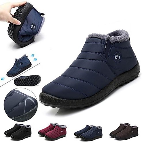 Unisex Boots Daily Outdoor Walking Shoes Fur PU Waterproof Warm Non-slipping Black Burgundy Blue Winter
Unisex Boots Daily Outdoor Walking Shoes Fur PU Waterproof Warm Non-slipping Black Burgundy Blue Winter