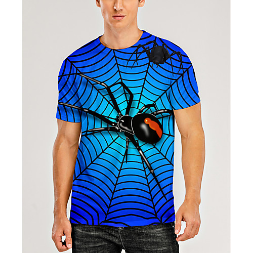 Men's T shirt 3D Print Graphic 3D Animal Print Short Sleeve Daily Tops Casual Blue
Men's T shirt 3D Print Graphic 3D Animal Print Short Sleeve Daily Tops Casual Blue