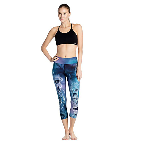 Women's Casual Yoga Comfort Casual Yoga Leggings Pants Print Patterned Calf-Length Print Blue
Women's Casual Yoga Comfort Casual Yoga Leggings Pants Print Patterned Calf-Length Print Blue