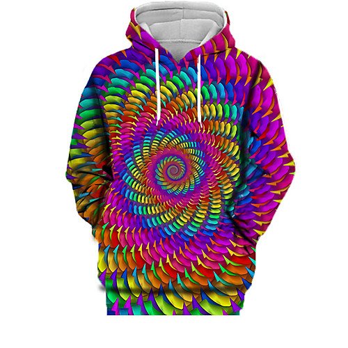 Women's Plus Size Tops Pullover Hoodie Sweatshirt Graphic Geometric 3D Print Long Sleeve Active Casual Fall Winter Rainbow Big Size L XL XXL 3XL
Women's Plus Size Tops Pullover Hoodie Sweatshirt Graphic Geometric 3D Print Long Sleeve Active Casual Fall Winter Rainbow Big Size L XL XXL 3XL